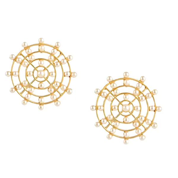 Elegant_Pearl_Studded_Circular_Gold_Earrings_For_Women_&_Girls