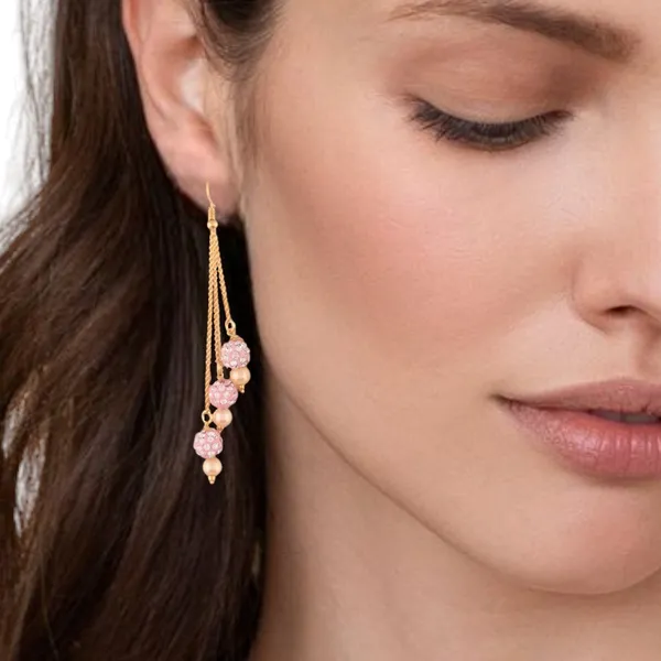 Elegant_Pink_Crystal_and_Pearl_Dangle_Earrings_For_Women_&_Girls
