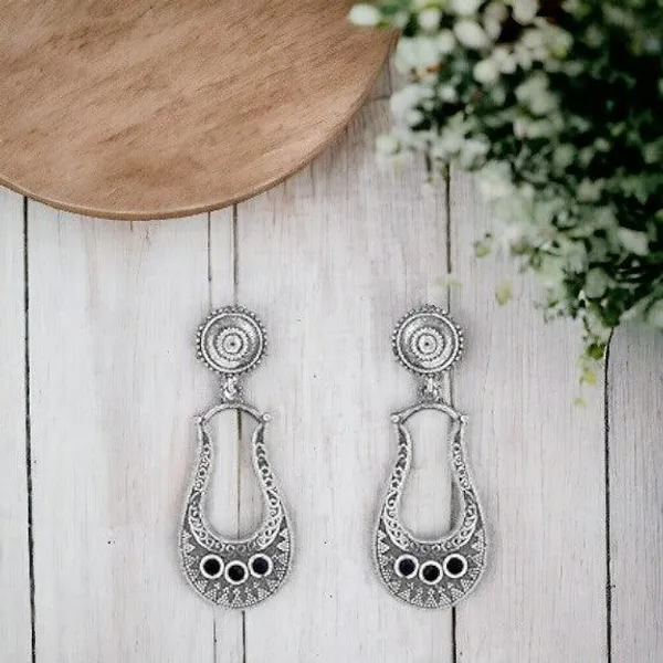 Oxidised_Stylish_Chandbali_Earrings_For_Women_&_Girls