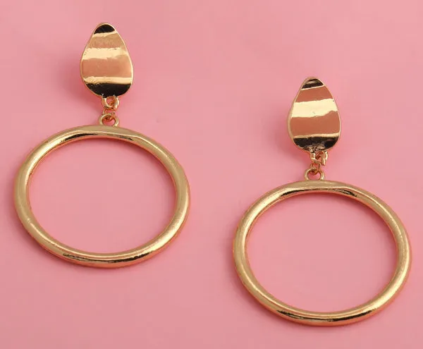 Gold_Plated_Geometrical_Ring_Shape_Drop_Earring47_For_Women_&_Girls