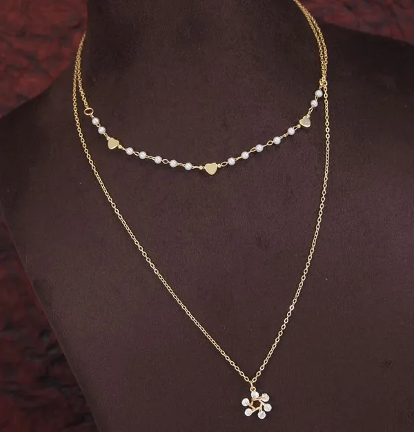 Floral_Pendent_Western_Necklace_-NK_5462_For_Women_&_Girls