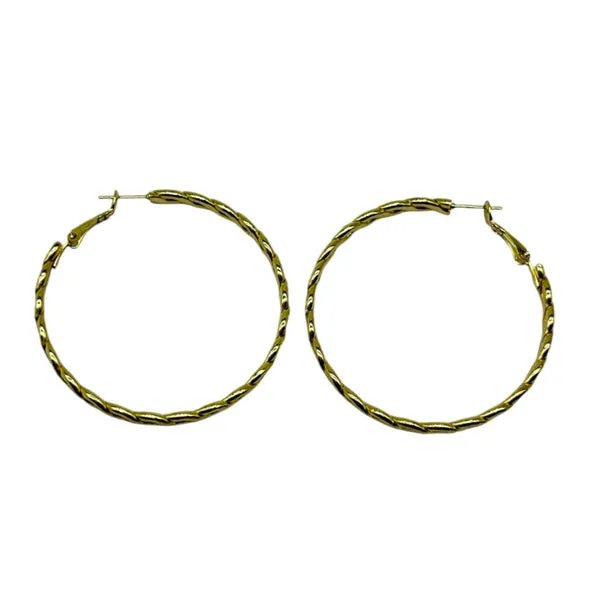 Gold_Twisted_Hoop_Earrings__Classic_and_Stylish_Design_For_Women_&_Girls