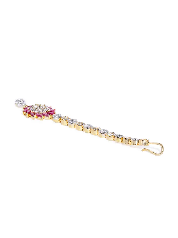Gold-Plated_Red_Meenakari_Maang_Tika_For_Women_&_Girls
