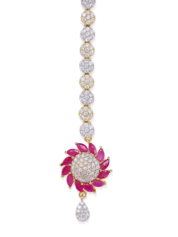 Gold-Plated_Red_Meenakari_Maang_Tika_For_Women_&_Girls