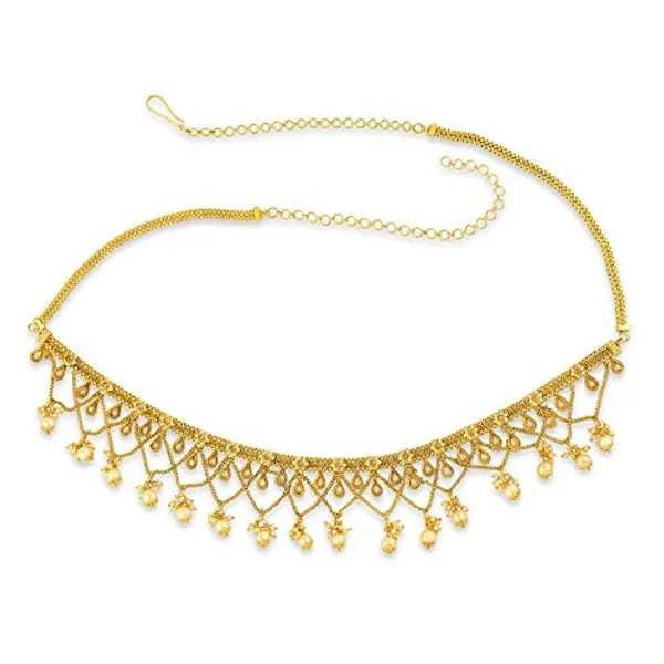 Gold_Color_Copper_Material_Kamarband_with_Gold_and_Pearl_Tas_For_Women_&_Girls