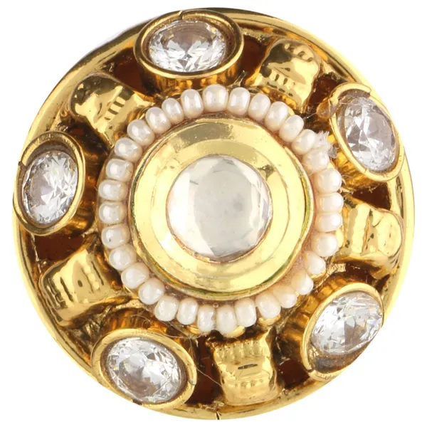 Gold-Plated_Antique_Traditional_Kundan_Pearl_Rajasthani_Borl_For_Women_&_Girls