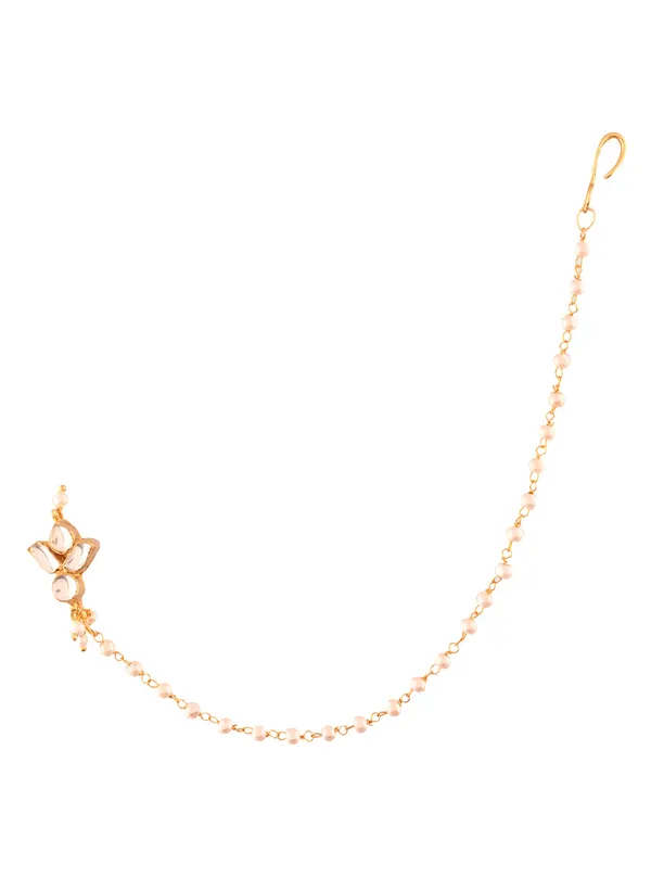 Gold_Plated_Brass_Jadau_Kundan_Floral_Clip-On_Nose_Pin_with_For_Women_&_Girls