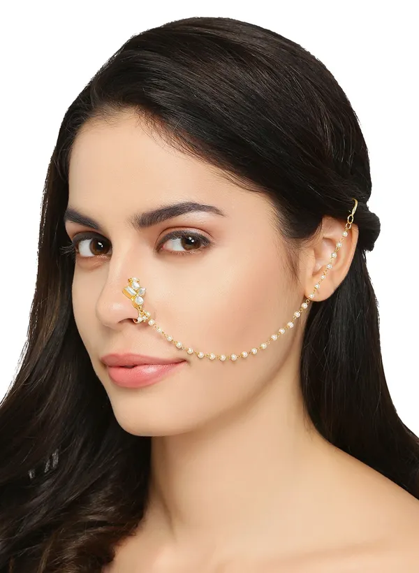 Gold_Plated_Brass_Jadau_Kundan_Floral_Clip-On_Nose_Pin_with_For_Women_&_Girls