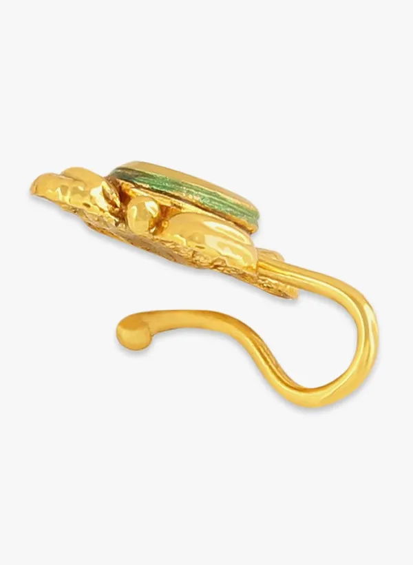 Gold-Plated_Floral_Kundan_Nose_Pin_For_Women_&_Girls