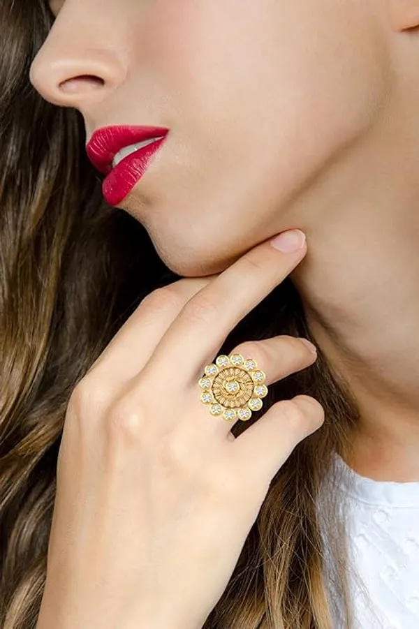 Gold-Plated_Floral_Round_Finger_Ring_with_Crystal_Accents_For_Women_&_Girls