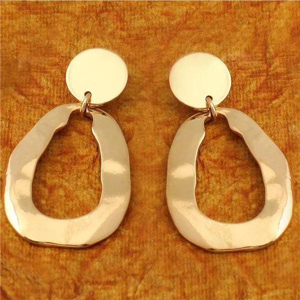 Gold_Plated_Geometrical_Drop_Earring-_WER64_For_Women_&_Girls