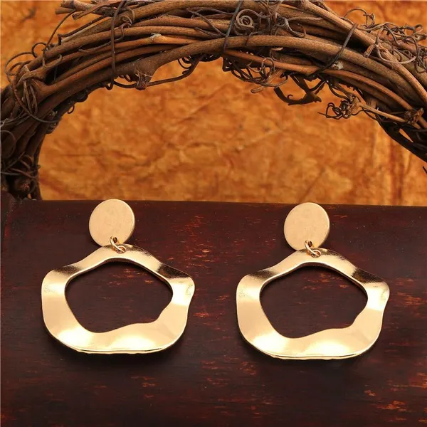 Gold_Plated_Hand_Crafted_Geometric_Drop_Earring-WER39_For_Women_&_Girls