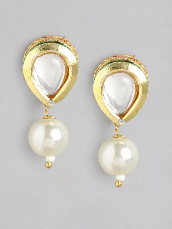 Gold-Plated_Kundan_&_Pearl_Necklace_Set_With_Matching_Earrings_For_Women_&_Girls
