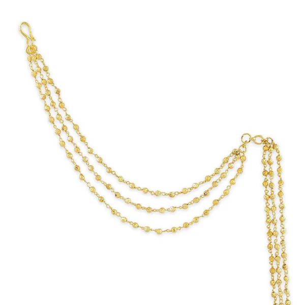 Gold-Plated_Multi-Layer_Chain_Earrings_For_Women_&_Girls