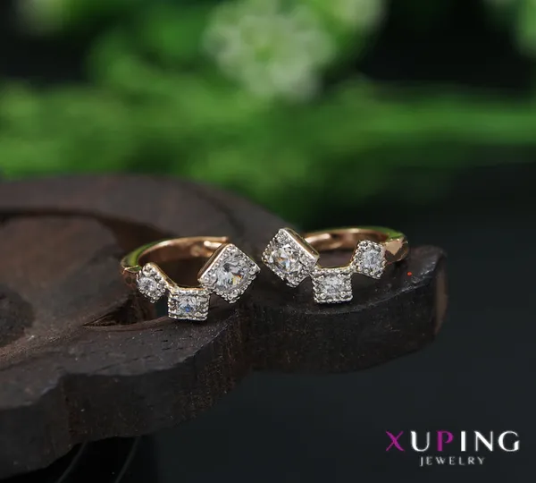 Gold_Plated_Multi_Squared_Shaped_Cubic_Zicronia_Xuping_Earring-_XPNGER_4475_For_Women_&_Girls