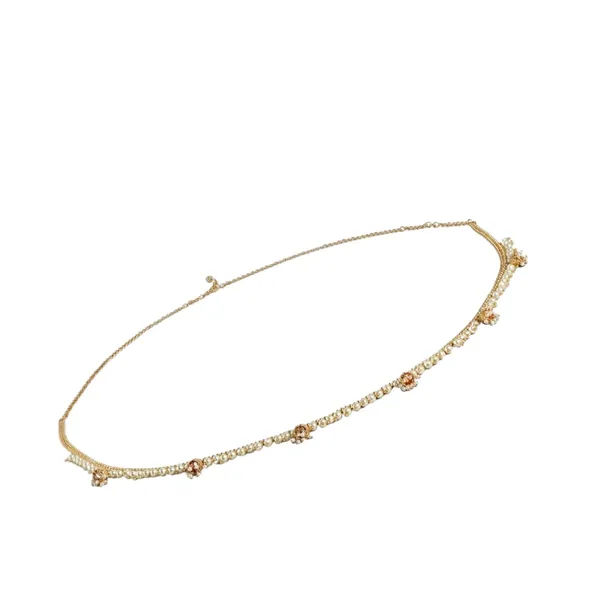 Gold-Plated_Rhinestone_Kamarband_For_Women_&_Girls