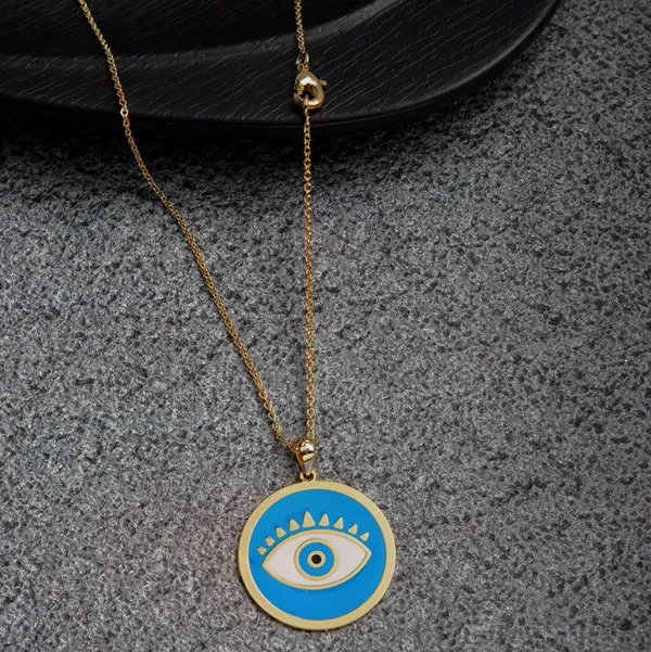 Gold_Plated_Round_Shaped_Blue_Enamel_Evil_Eye_Protect_Lucky_For_Women_&_Girls