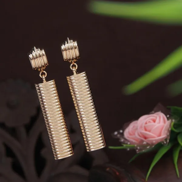 Gold_Plated_Spring_Western_Dangler_Earring-WER_3279_For_Women_&_Girls