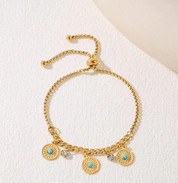 Stainless_Steel_Round_Flower_Charm_String_Bracelet-_STBR_508_For_Women_&_Girls