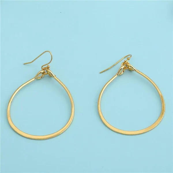 Gold_Plated_Tear_Drop_Shaped_Drop_Earring-_WER78_For_Women_&_Girls