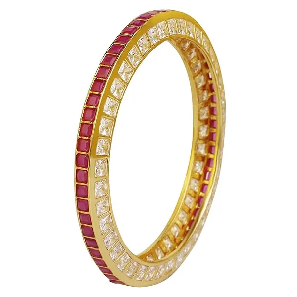 Gold-Plated_Traditional_American_Diamond_and_Polki_Stone_Ban_For_Women_&_Girls