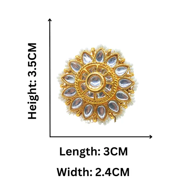 Gold_Plated_Traditional_Kundan_Studded_Floral_Design_Circula_For_Women_&_Girls