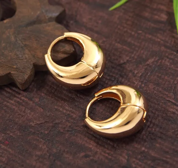 Gold_Plated_Water_Drop_Hoops_Earring-_HER_4793_For_Women_&_Girls