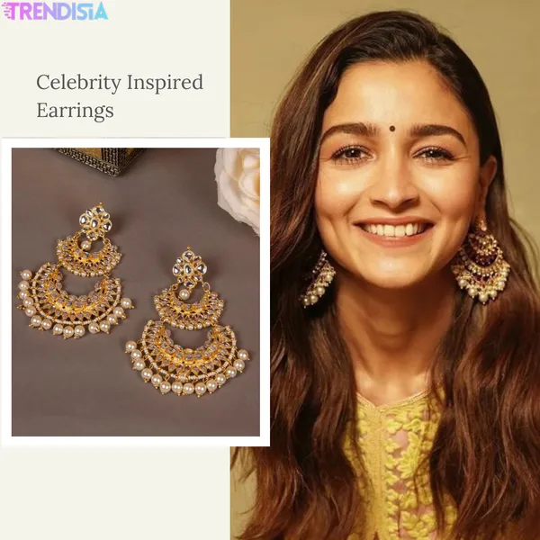 Gold-Plated_White_Crescent_Shaped_Chandbalis_For_Women_&_Girls