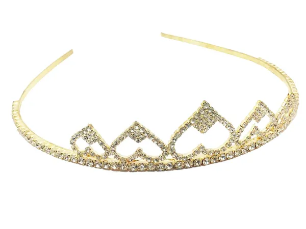 Gold-Toned_Heart_Shaped_Hairband_For_Women_&_Girls