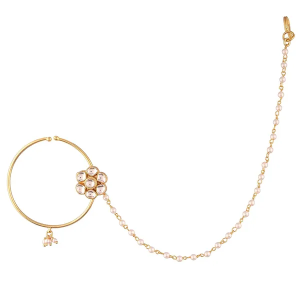 Golden_Brass_Traditional_Jadau_Kundan_and_Pearl_Nose_Ring_with_chain_For_Women_&_Girls