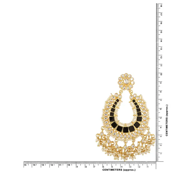Grand_Gold-Plated_Kundan_Chandbali_Earrings_with_Black_Enamel_&_Pearl_Drops_For_Women_&_Girls