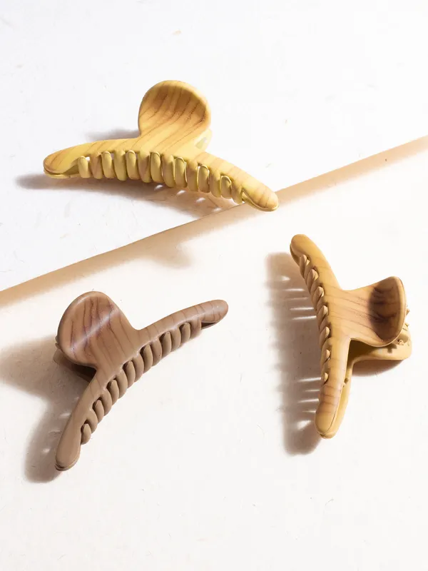 Women_Brown_Khaki_Pack_Of_3_Acrylic_Hair_Clip_For_Women_&_Girls