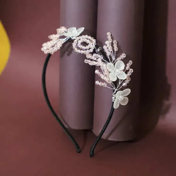 Handmade_Pink_Beaded_Floral_Hairband__Ã¢â‚¬â€œ_Elegant_W_For_Women_&_Girls