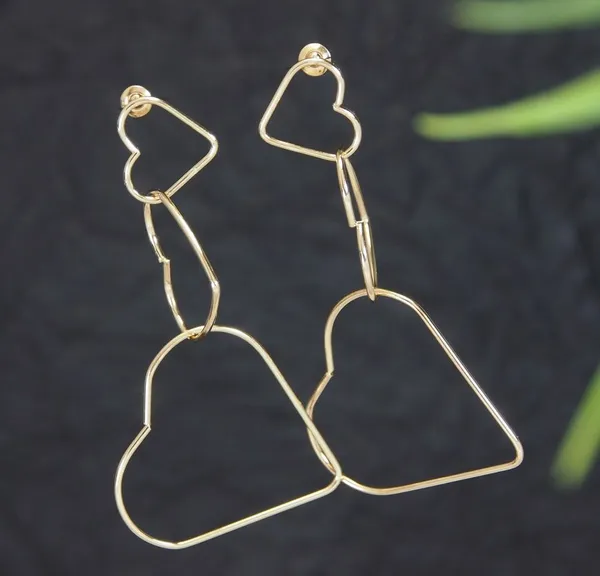 Heart_Link_Western_Earring_-_WER_5456_For_Women_&_Girls