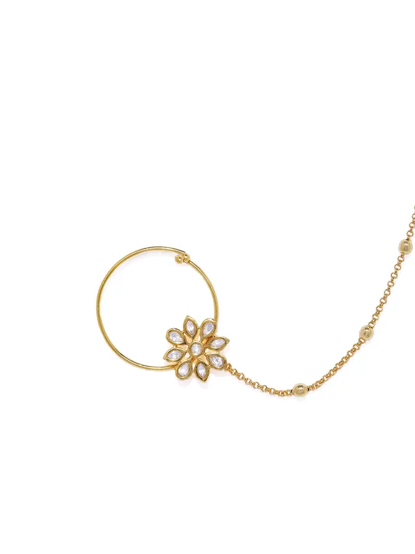 Gold-Plated_Delicate_Nose_Ring_With_Chain_And_Sparkling_Ston_For_Women_&_Girls
