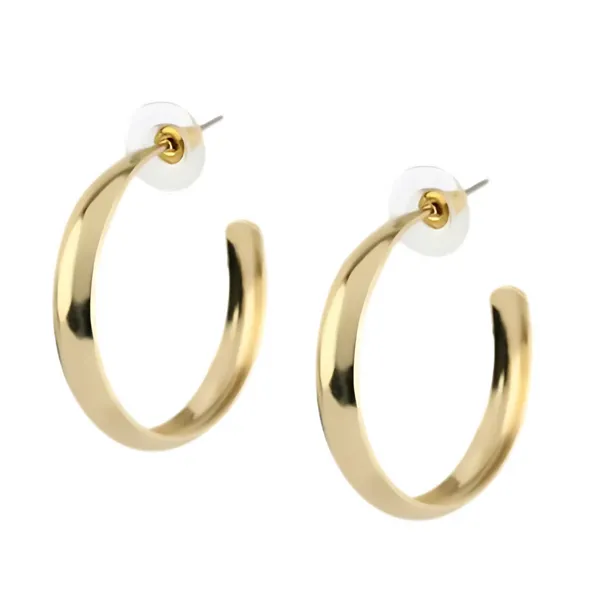 Sleek_Gold_Minimalist_Hoop_Earrings_For_Women_&_Girls