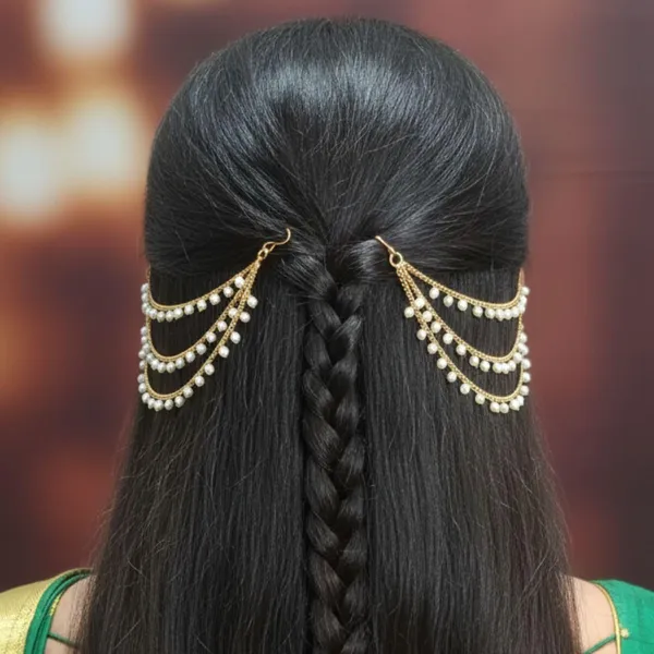 JWELLA_Gold_Plated_3-Layer_Pearl_Ear_Chain_for_Women_&_Girls_|_Bridal_&_Festive_Side_Ear_Chains_for_Traditional_Ethnic_Wear_(Pair)