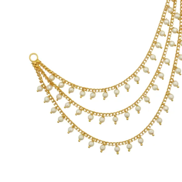 JWELLA_Gold_Plated_3-Layer_Pearl_Ear_Chain_for_Women_&_Girls_|_Bridal_&_Festive_Side_Ear_Chains_for_Traditional_Ethnic_Wear_(Pair)