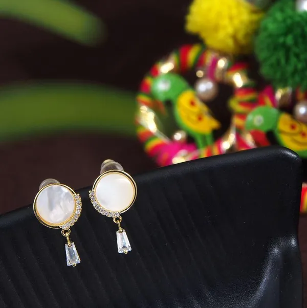 Korean_Gold_Plated_Opal_Dropdown_Earring-_KRNER_2954_For_Women_&_Girls