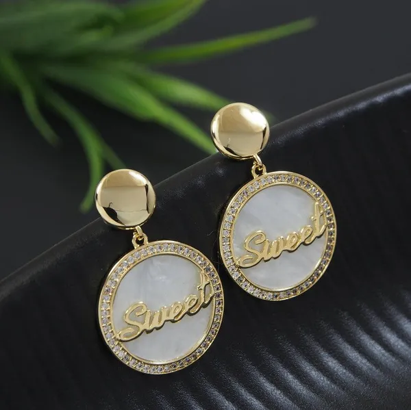 Korean_Gold_Plated_Sweet_Written_Drop_Earring_-KRNER_4640_For_Women_&_Girls