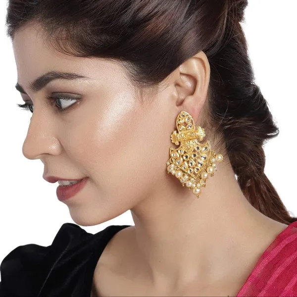 Lightweight_Kundan_Earrings_For_Women._For_Women_&_Girls