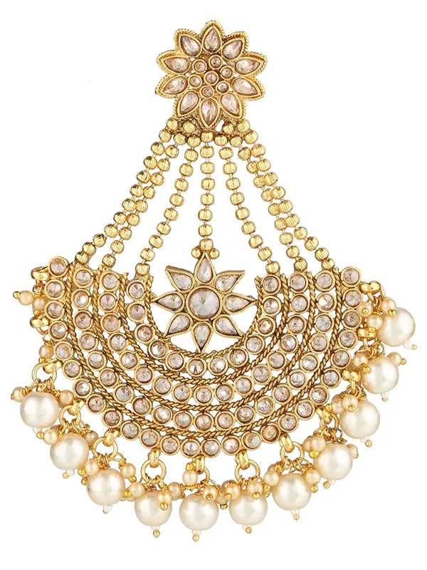 Luxurious_Gold-Plated_Pearl_Passa_Maang_Tikka_For_Women_&_Girls