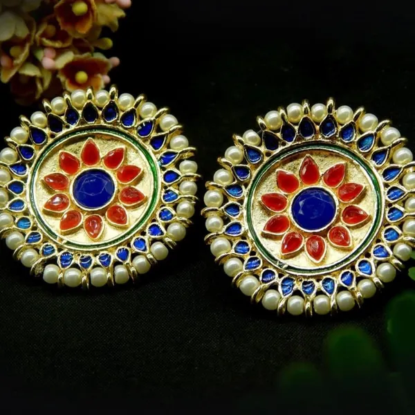 Ethnic_Oversized_Stud_Earrings_For_Women_For_Women_&_Girls