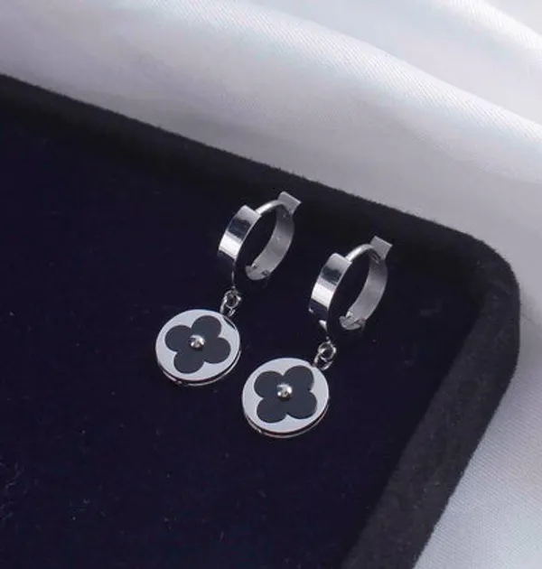 Stainlees_Steel_Black_Clover_Hoops_Earring___5079_For_Women_&_Girls