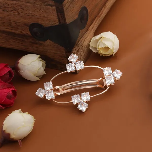 Rose_Gold_Toned_Ad_Hair_Barrette_For_Women_&_Girls