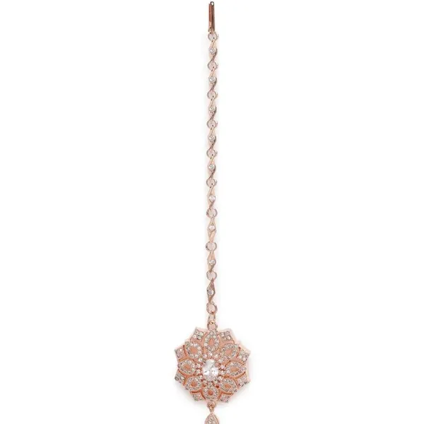 Rose-Gold_Plated_Ad_Studded_Maang_Tikka_For_Women_&_Girls
