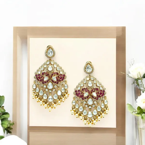 Royal_Kundan_Chandbali_Earrings_with_Red_Enamel_and_Pearl_Dr_For_Women_&_Girls