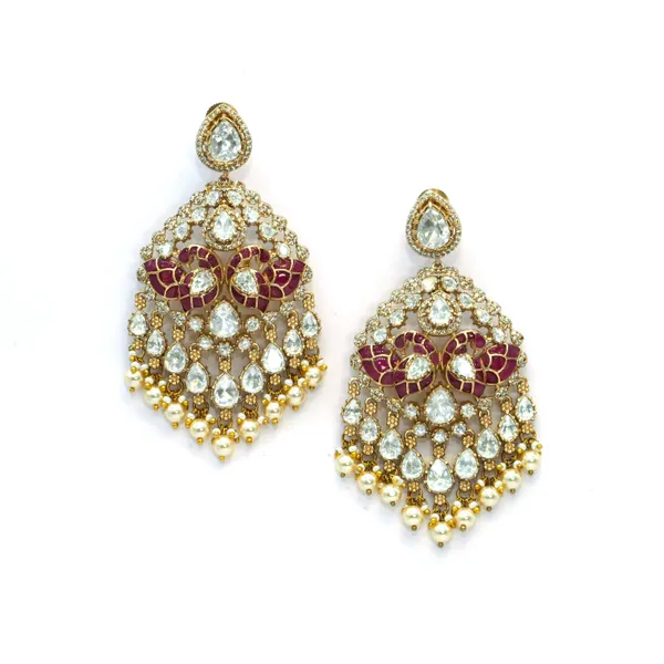 Royal_Kundan_Chandbali_Earrings_with_Red_Enamel_and_Pearl_Dr_For_Women_&_Girls