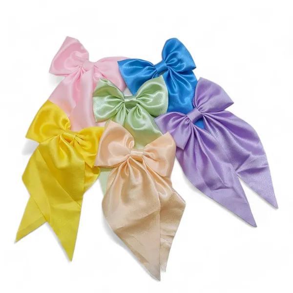 Satin_Hair_Bow_Clips_-_Set_of_7_For_Women_&_Girls