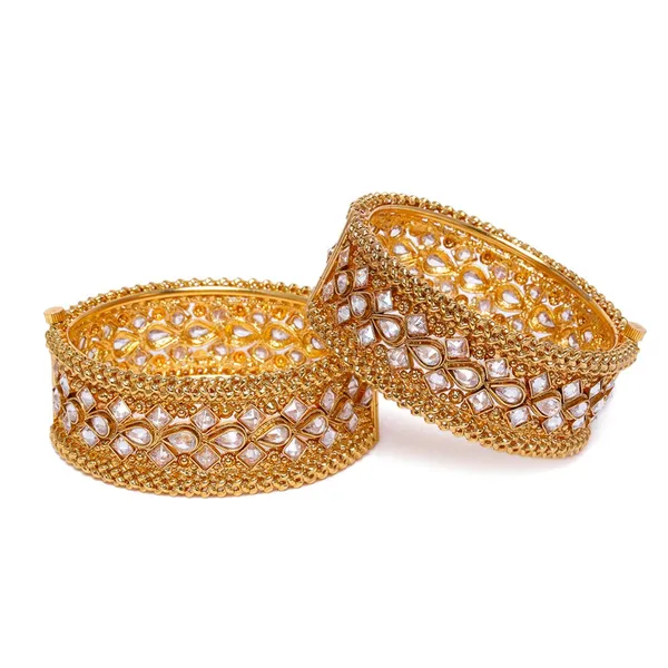 Set_of_2_Handcrafted_24kt_Gold-Plated_Bangles_–_Size_2.8_For_Women_&_Girls